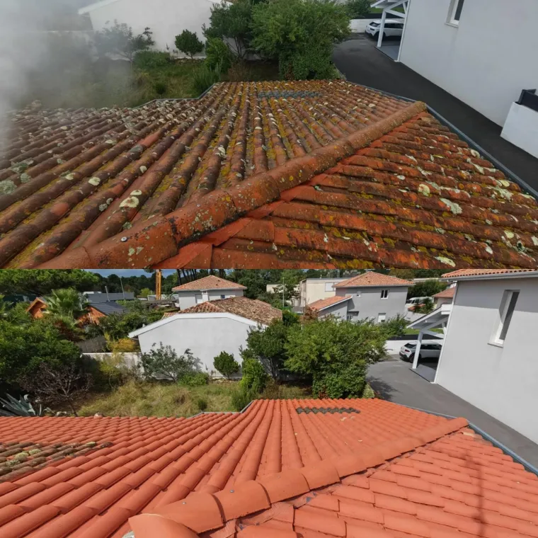 Nettoyage de toit à Biarritz avec Green Vapeur, Saint-Martin-de-Seignanx, Green Vapeur