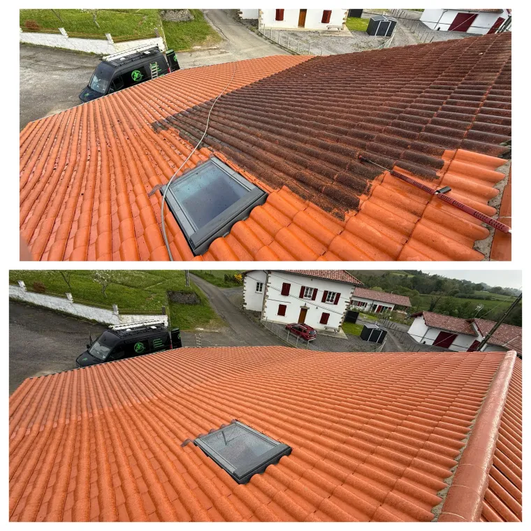 Nettoyage toit maison Biarritz pas cher, Saint-Martin-de-Seignanx, Green Vapeur
