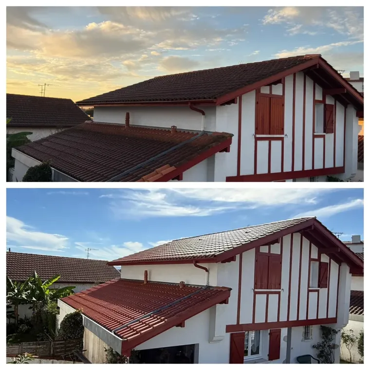 Nettoyage de toiture et façade à la vapeur à Seignosse, Saint-Martin-de-Seignanx, Green Vapeur