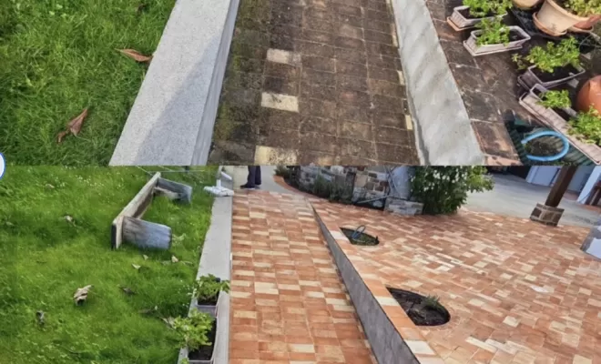 Nettoyage écologique d'une terrasse à Saint Palais , Saint-Martin-de-Seignanx, Green Vapeur