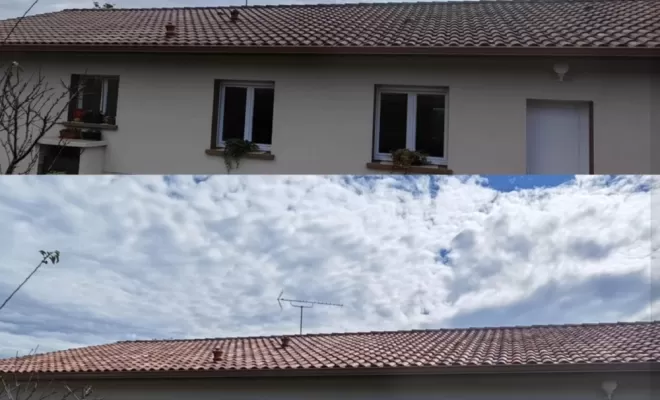 Nettoyage à la vapeur d'une toiture à Benesse Maremne, Saint-Martin-de-Seignanx, Green Vapeur