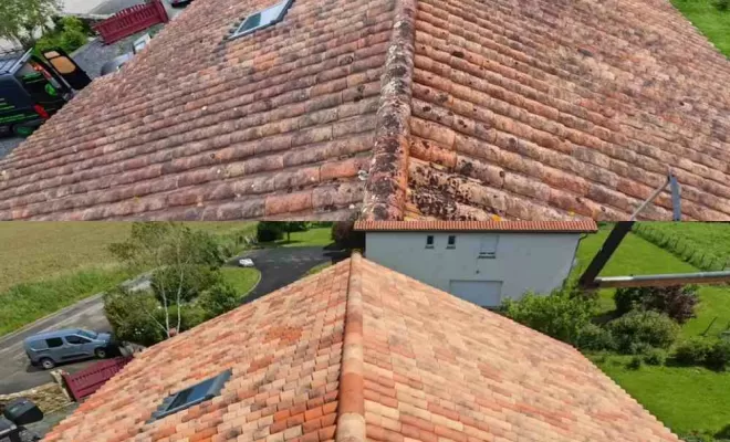 Nettoyage de toiture, Saint-Martin-de-Seignanx, Green Vapeur