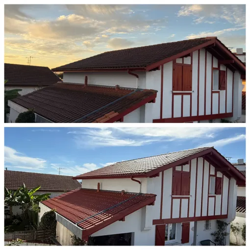 Nettoyage de toiture écologique à Anglet, Saint-Martin-de-Seignanx, Green Vapeur