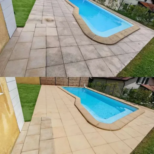Comment entretenir écologiquement les terrasses et margelles de piscine à Bayonne, Saint-Martin-de-Seignanx, Green Vapeur