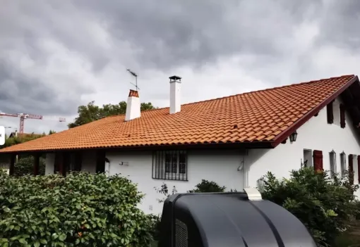 Nettoyage à la vapeur d'une toiture à Saint Martin de Seignanx, Saint-Martin-de-Seignanx, Green Vapeur