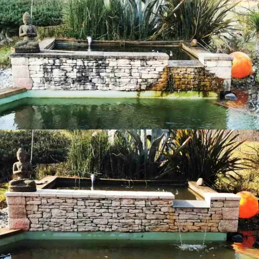 Nettoyage d'une piscine naturelle à la vapeur à Anglet, Saint-Martin-de-Seignanx, Green Vapeur