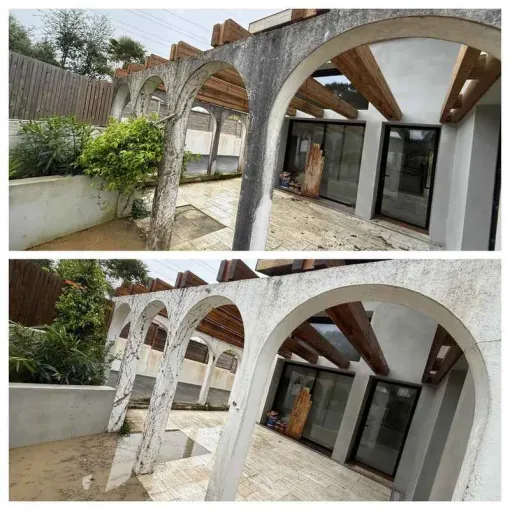 Nettoyage de façade écologique à la vapeur à Hossegor, Saint-Martin-de-Seignanx, Green Vapeur