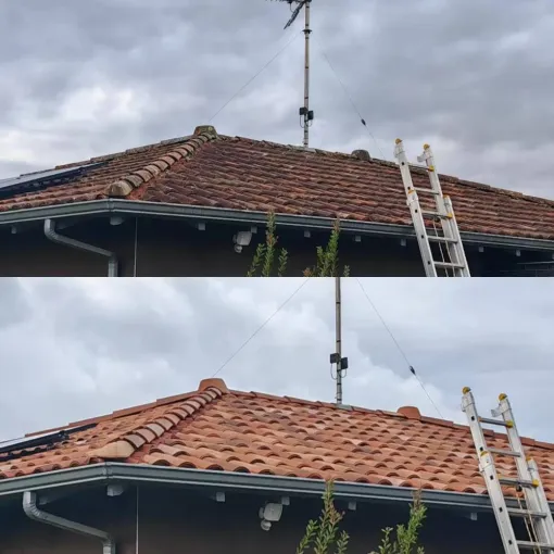 Nettoyage de toiture écologique à Capbreton, Saint-Martin-de-Seignanx, Green Vapeur