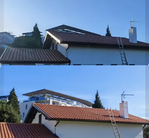 Nettoyage écologique d'une toiture à Tarnos, Saint-Martin-de-Seignanx, Green Vapeur