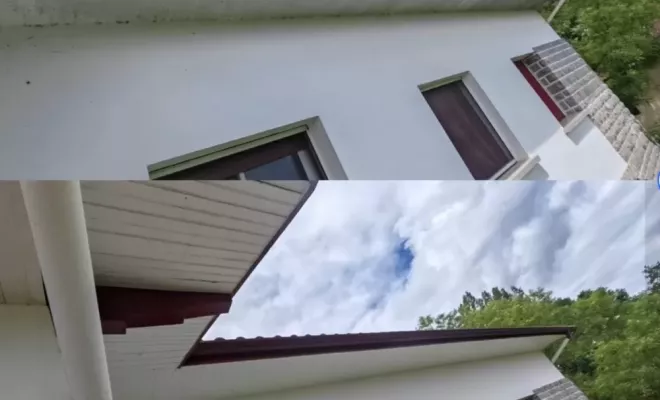 Nettoyage à la vapeur d'avant toit à Saint Palais, Saint-Martin-de-Seignanx, Green Vapeur