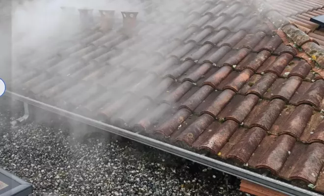 Nettoyage à la vapeur d'une toiture à Dax, Saint-Martin-de-Seignanx, Green Vapeur
