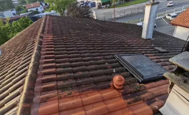 Nettoyage à la vapeur d'une toiture à Saint Palais, Saint-Martin-de-Seignanx, Green Vapeur