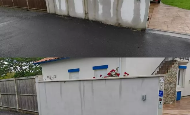 Nettoyage de murettes écologiques et pas cher à Bayonne avec Green Vapeur, Saint-Martin-de-Seignanx, Green Vapeur