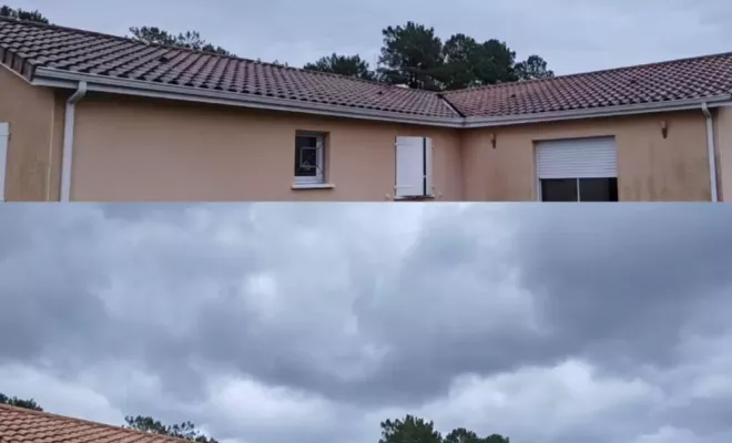 Nettoyage d'une toiture à la vapeur à Saint Vincent de Tyrosse, Saint-Martin-de-Seignanx, Green Vapeur