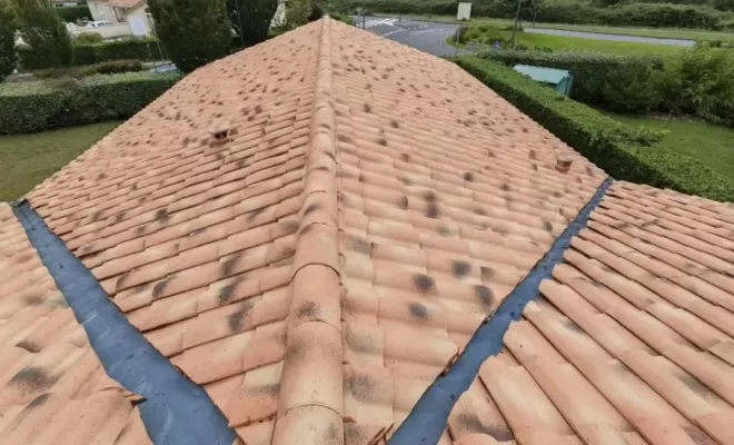 Nettoyage d'une toiture à la vapeur à Saint Vincent de Tyrosse, Saint-Martin-de-Seignanx, Green Vapeur