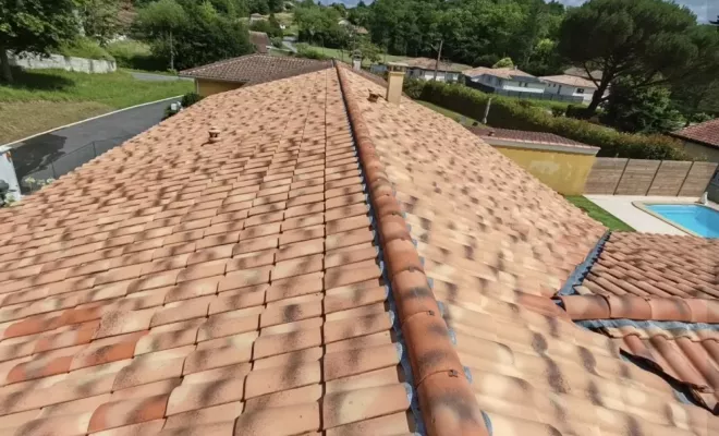 Nettoyage d'une toiture à la vapeur sur Saint Andrée de Seignanx, Saint-Martin-de-Seignanx, Green Vapeur