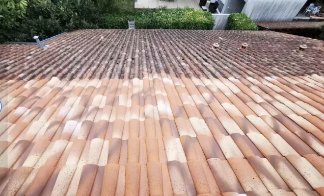 Nettoyage d'une toiture à la vapeur sur Seignosse, Saint-Martin-de-Seignanx, Green Vapeur