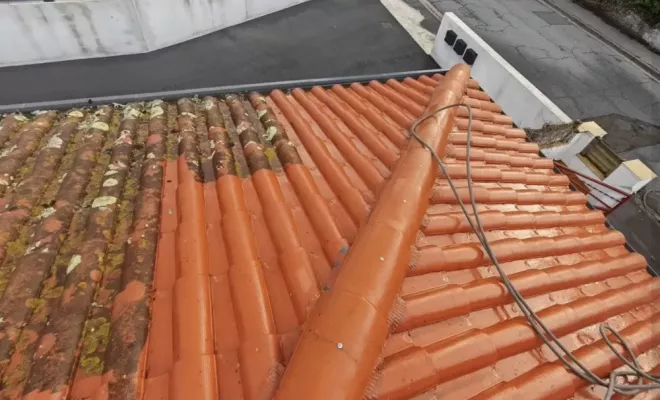 Nettoyage d'une toiture à la vapeur sur Tarnos, Saint-Martin-de-Seignanx, Green Vapeur