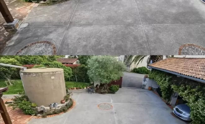 Nettoyage écologique d'une terrasse à Saint Palais, Saint-Martin-de-Seignanx, Green Vapeur