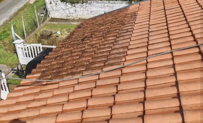 Nettoyage écologique d'une toiture à Tarnos, Saint-Martin-de-Seignanx, Green Vapeur
