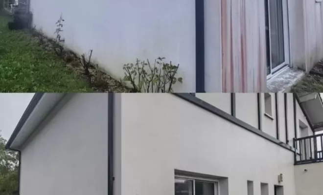 Nettoyage façades à la vapeur à Tosse, Saint-Martin-de-Seignanx, Green Vapeur