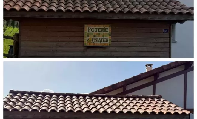 Nettoyage pas cher d'une toiture sur la commune de Hossegor, Saint-Martin-de-Seignanx, Green Vapeur