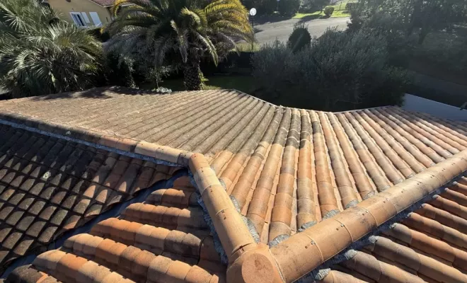 Nettoyage pas cher d'une toiture sur la commune de Vieux Boucau, Saint-Martin-de-Seignanx, Green Vapeur