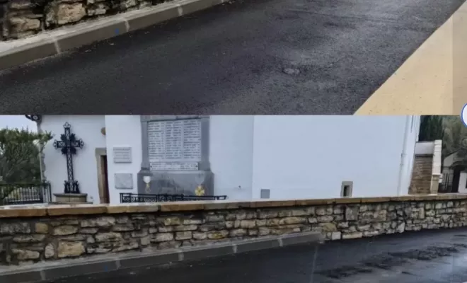 Nettoyage de la place de l'église à Saint Pierre D'irube, Saint-Martin-de-Seignanx, Green Vapeur