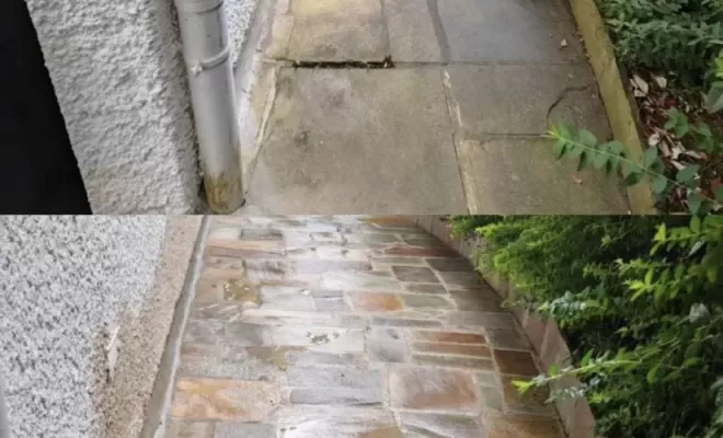 Nettoyage terrasse et tour de piscine à Bassussary, Saint-Martin-de-Seignanx, Green Vapeur