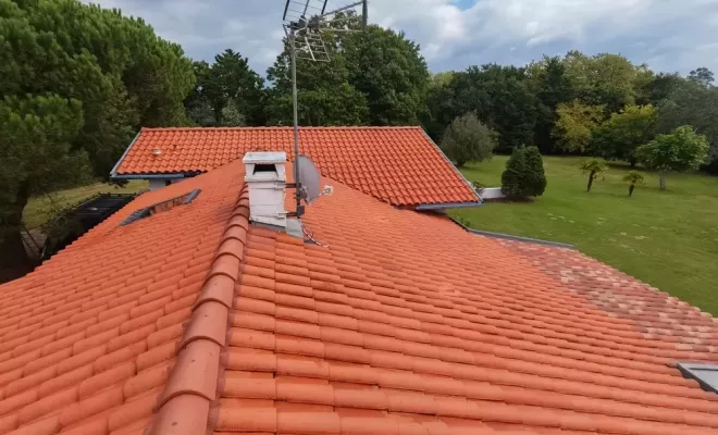 Nettoyage de toiture à Bidart, Saint-Martin-de-Seignanx, Green Vapeur
