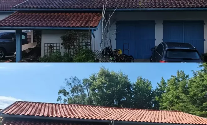 Nettoyage de toiture à Bidart, Saint-Martin-de-Seignanx, Green Vapeur