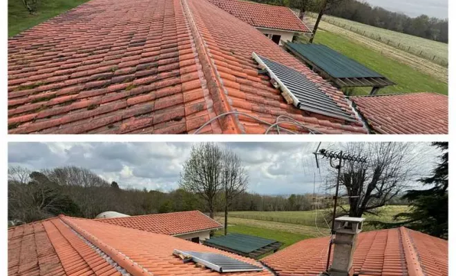 Nettoyage toiture tuiles Biarritz, Saint-Martin-de-Seignanx, Green Vapeur