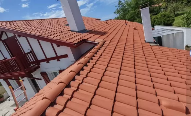 Nettoyage vapeur d'une toiture à Ondres, Saint-Martin-de-Seignanx, Green Vapeur