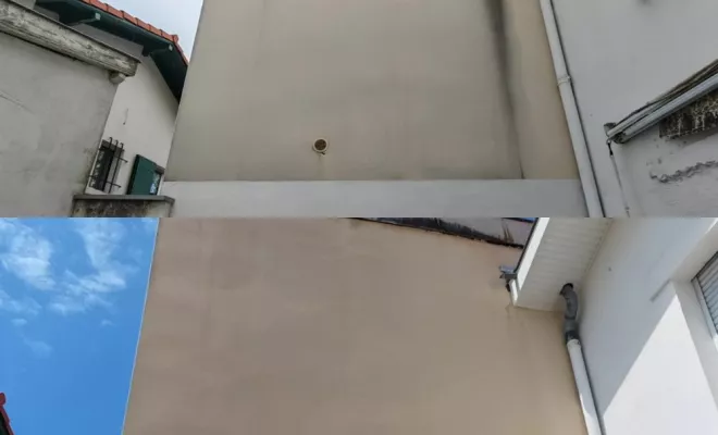 Nettoyage écologique de façades, Saint-Martin-de-Seignanx, Green Vapeur