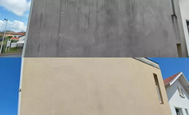 Nettoyage écologique de façades, Saint-Martin-de-Seignanx, Green Vapeur