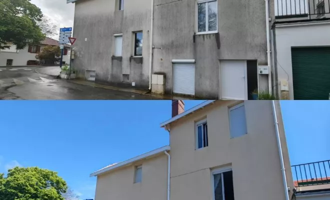 Nettoyage écologique de façades, Saint-Martin-de-Seignanx, Green Vapeur