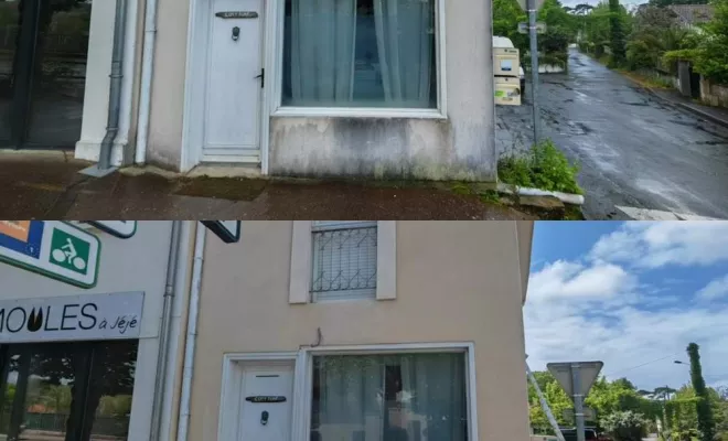 Nettoyage écologique de façades, Saint-Martin-de-Seignanx, Green Vapeur